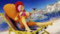 Marika at the Beach! by Palisal