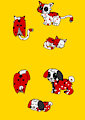 ladybug cat and dog