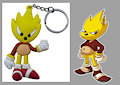 Sonic bootleg character - keychain