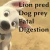 Bolt/Lion King: dog food (vore RP) by Anyonarex