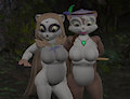 Ewoks Kneesa and Latara