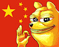 chinese pooh bear pepe by Zrcalo