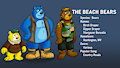 Character Sheet: The Beach Bears -- Size Comparison