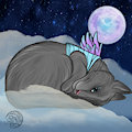 Kitty slumber by Kattears