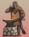 Friendly blacksmith