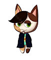 Calico Cat [Animal Crossing Style] by Bunruren
