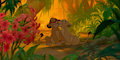Simba & Nala Cuddling 3 by TheGiantHamster by Athari