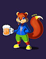 Conker The Squirrel by JoVeeAl