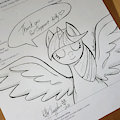 Thank you note: Twilight Sparkle lineart