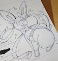 Lineart: Thank you from Sylveon