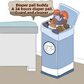 Diaper pail  buddy by Darnell