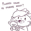 Plushies Count as Friends Right?