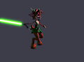 Animated Eli with Light saber by FuryFaun
