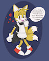Tails maid outfit