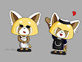 I put Retsuko in two outfits