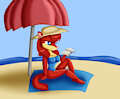 Imma Weasel At the Beach