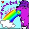 Animated Vulpix Rainbow <3