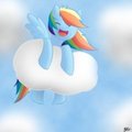 Smiling in the clouds by NicKitty