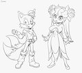 Tails and Cosmo by Canime