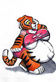Commission: Tigress thick and Pregnant by Tincrash