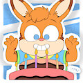 Ike Bunny Birthday Icon