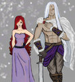 Princess Fenrir and Tyr by RogueSareth