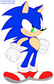 Sonic - Nice Standing Happy Hedgehog