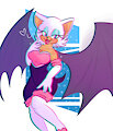 |Fanart| Rouge the Bat by PinkMarshmallow
