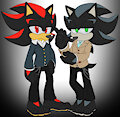 Suit Series: Shadow and Mephiles by MidnightMuser
