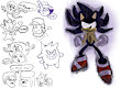 Mugi Draws Dark Super Sonic