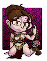 Princess Leia Cosplay Pinup by Wolfie66D