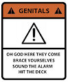 Genitals Warning