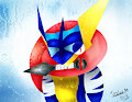 Veteran Greninja. by Baekinbasket