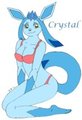Crystal the Glaceon by eeveev2