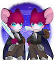 Doodle Twins mice :D by LotteCherman