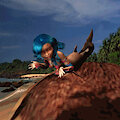 Little mermaid - Animated gif by Cyberarte