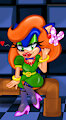 Sonic crossdressing Mario 3 Lady Fettuccine Alfred