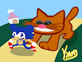 SonicMouse and EggCat