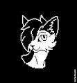 Whitesnowpaw - B/W Animated Pixel Icon