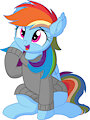 Rainbow Dash Vector - Hoodie