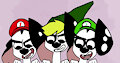 Dimitri Trio As Mario, Link & Luigi