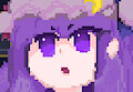 Patchouli Pixel art by ToastyAndFried