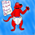 Clifford The Big Red ("Diapered") Dog