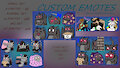 Custom emotes by InvisibleCatDragon