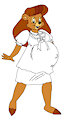 Pregnant Rebecca Cunningham (Blank Clothes)