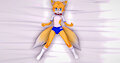 Tails in bed