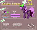 Golden Thread Reference Sheet