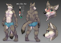 [Reference Sheet] Beta Wolf Pup by tsaiwolf