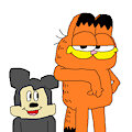 Garfield and Mickey