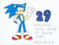 Happy 29th anniversary, Sonic